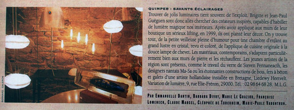Côté Ouest - "Quimper: Savants éclairages"